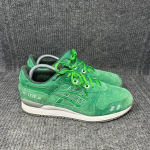 ASICS Gel Lyte 3 III Green Puddle Pack Suede Casual Shoes Mens 10 H5U3L